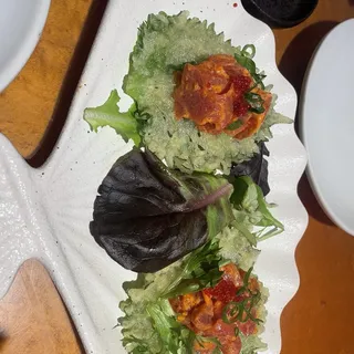 Shiso Crisps w. Sashimi