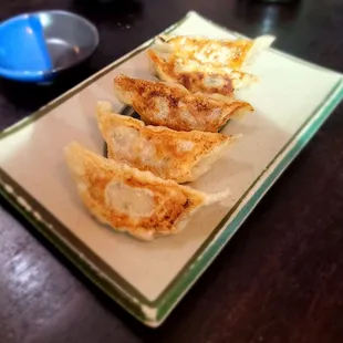 Homemade gyoza