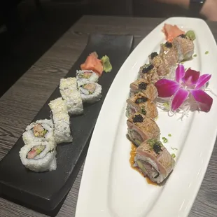 Spivey Yellowtail &amp; toro roll
