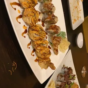 Green Bay Maki, Rock and Roll Maki, Samurai Craving Maki