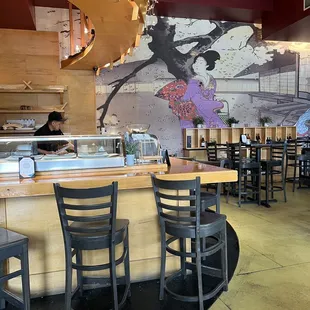 Front sushi bar area
