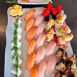 Amazing selection of sushi&apos;s.