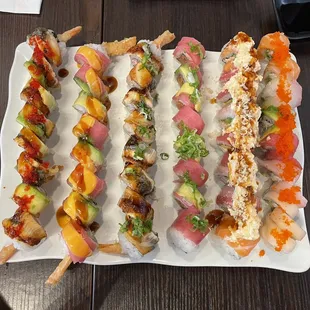 a plate of food