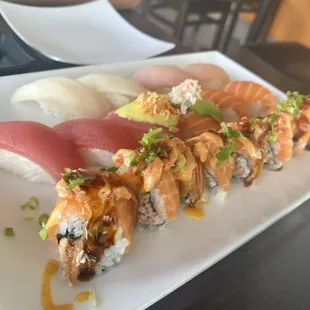 sashimi, sushi, food, sushi and sashimi