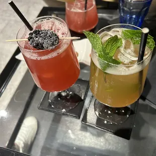 Drink from their mock tail menu