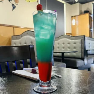Blue Sunset cocktail