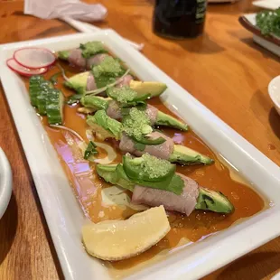 food, sushi and sashimi
