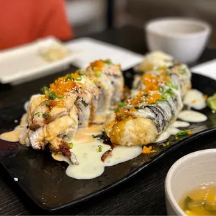 Power Spider and Godzilla Rolls