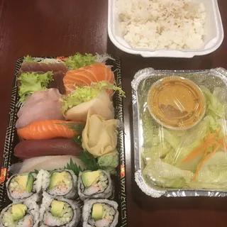 Sushi and Sashimi Lunch Combo