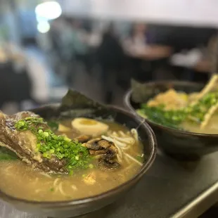 Wagyu beef rib and bone marrow ramen