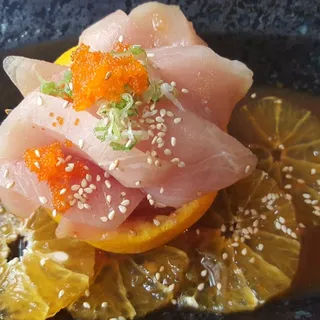 Orange Hamachi Sashimi