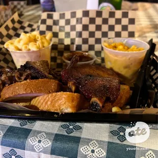 Brisket / Ribs Combo Plate