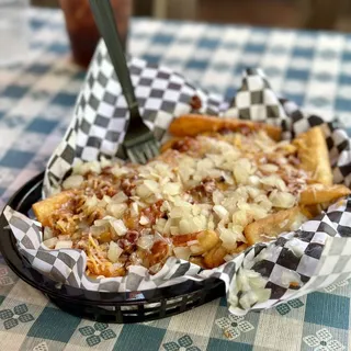 Homemade Chili Cheese Fries