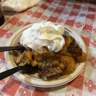 Peach cobbler