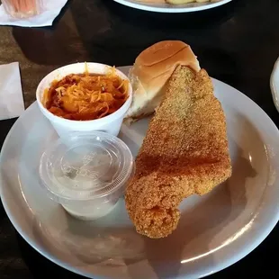 The Catfish and Spaghetti is excellent