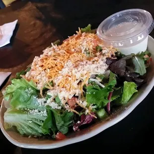 The side salad could be the main course