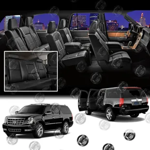 Kansas City Limousine&apos;s Exclusive &quot;G-Series&quot; Cadillac Escalade ESV accommodating up to Six.  Great for point-to-point safe luxurious travel!