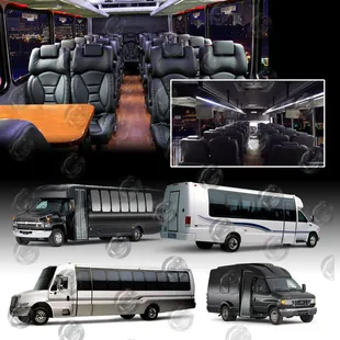 Kansas City Party Bus and Coaches offer seating for up to 55 Passengers! Great for large group wedding transfers, corporate events, &amp; more!