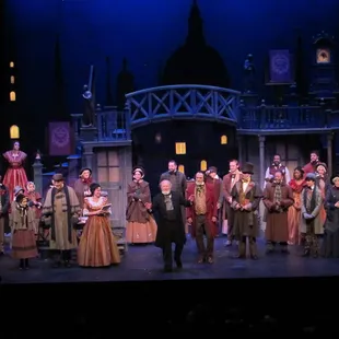 I waited until the very end to attempt a photo, so they wouldn't have to throw me out before I saw this amazing production.