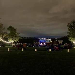 "Ghost Light" on the lawn of the Nelson.