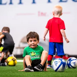 A lil' kiddo from our Junior Programs enjoying life