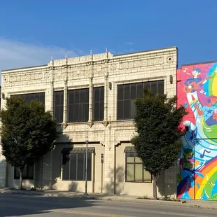 Love our new mural - hoping it inspires more kids to turn to the arts!