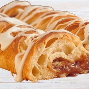 a close up of a pastry