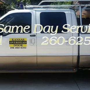 Same Day Service Guarantee