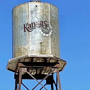Water tank atop the building. Makes the Brewery easier to find! ;)