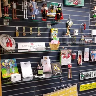 Wizard of Oz stuff in the Gift Shop