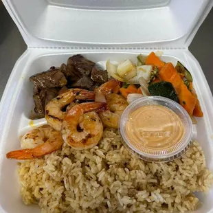 Kansha Duo - Steak and Shrimp