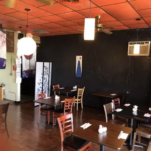 the interior of a restaurant