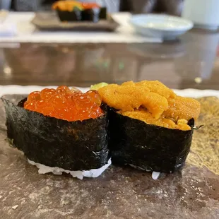 Ikura and Uni