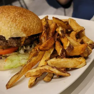 Raw burger