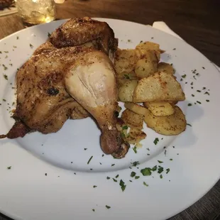 1/2 Chicken w/ Potatoes