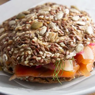 Trout sandwich