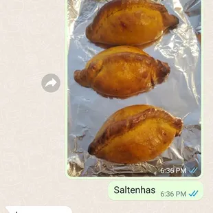 a text message to a customer