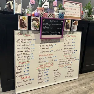 Stir fry's and other options!