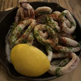 Grilled calamari