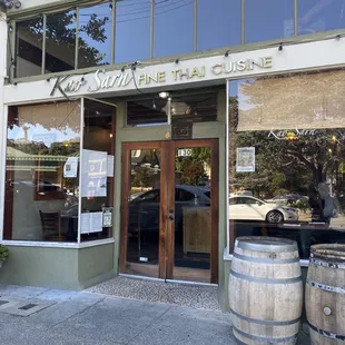 Front of the restaurant