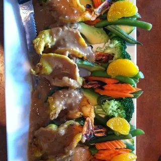 Avocado Jumbo Prawn Lunch