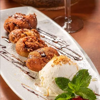 Fried Banana with Coconut Ice Cream