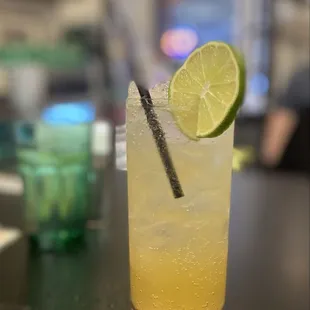 Lime drink with honey