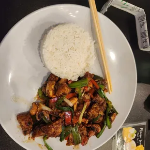 Vegan crispy cashew chicken