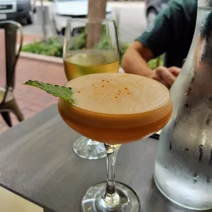 Thai tea martini