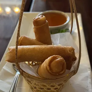 8. Crispy Crab Rolls