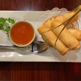 8. Crispy Crab Rolls