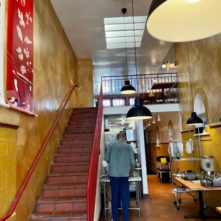 Inside of Kaokao Grill, previously housed Trattoria La Siciliana