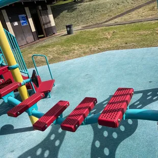 Stepping bridge with handles