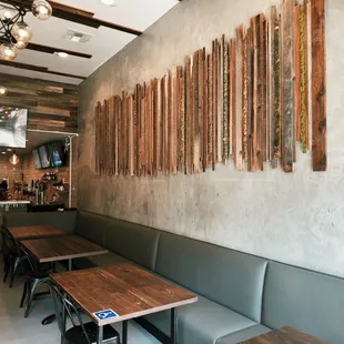 tables and booths